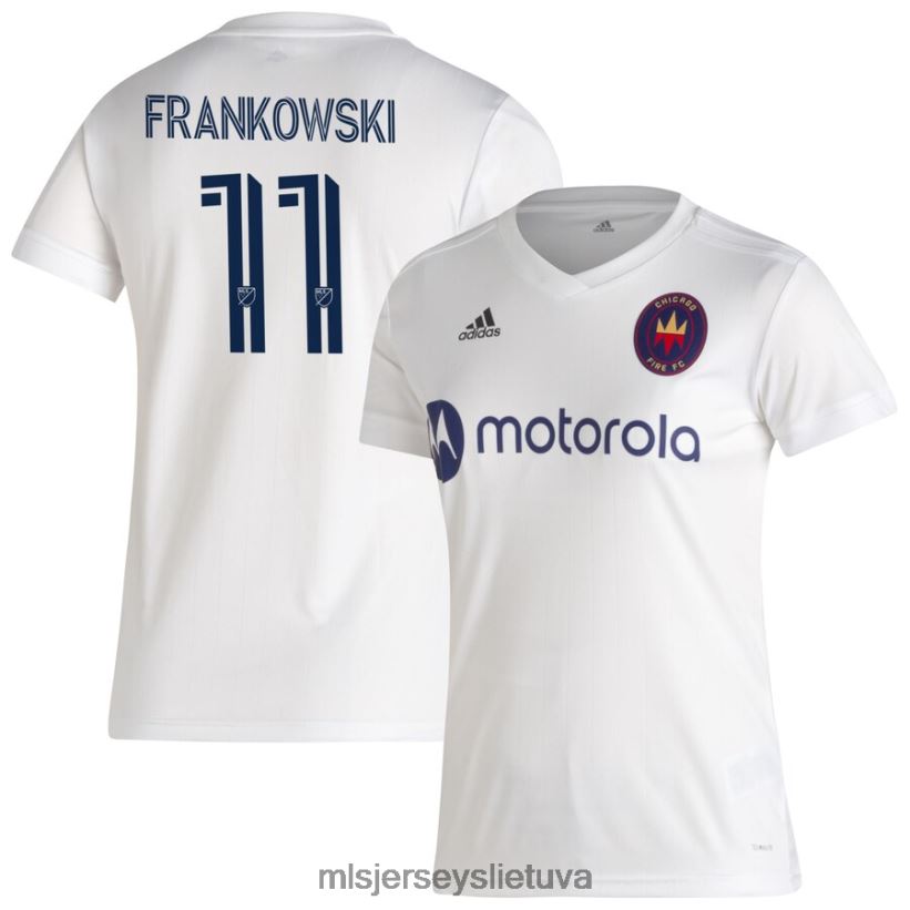 džersis chicago fire przemyslaw Frankowski Adidas white 2020 antrinės kopijos megztinis moterys MLS Jerseys 2LHJZF1482
