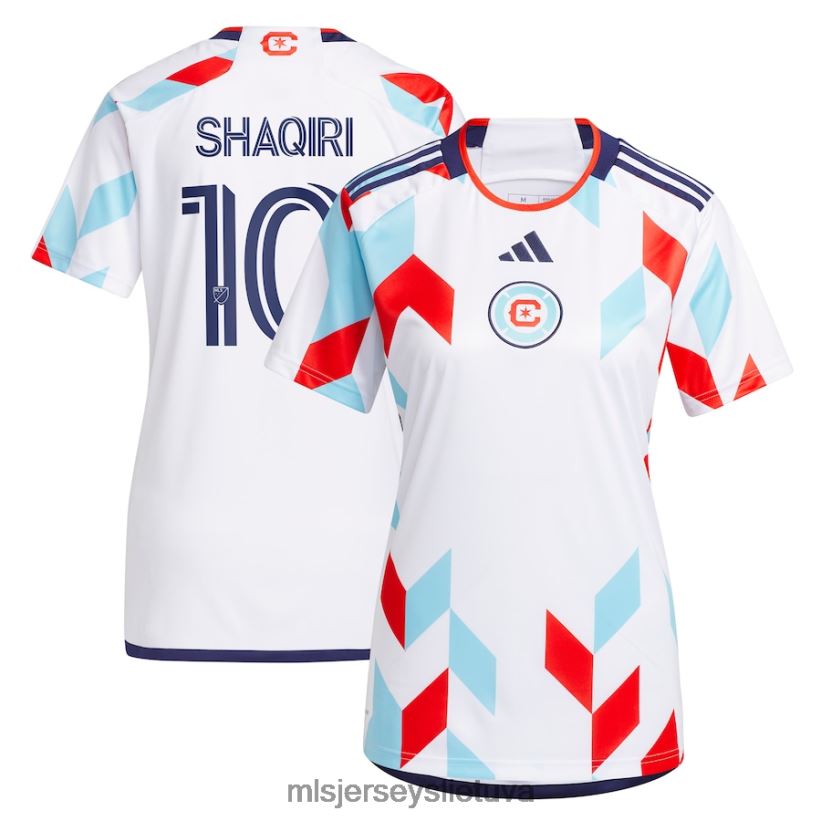 džersis chicago fire xherdan shaqiri adidas white 2023 rinkinys visiems žaidėjo megztinių replikoms moterys MLS Jerseys 2LHJZF908