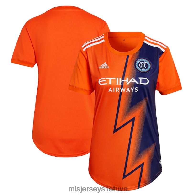 džersis niujorko miesto fc adidas orange 2022 the volt kit replika blank jersey moterys MLS Jerseys 2LHJZF878