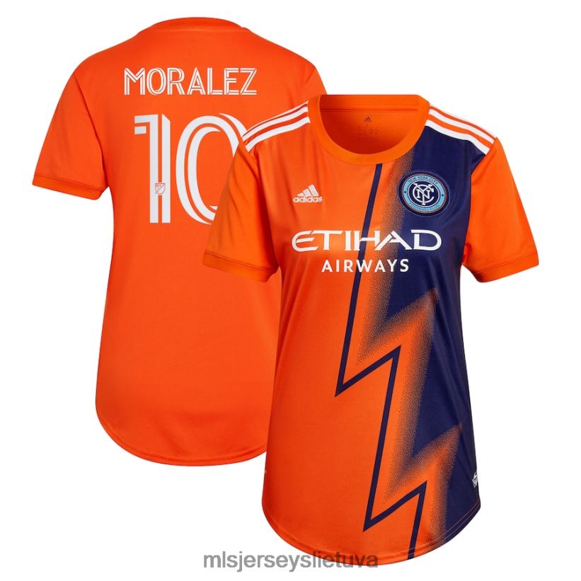 džersis new york city fc maximiliano moralez adidas orange 2022 the volt kit replica player marškinėliai moterys MLS Jerseys 2LHJZF954
