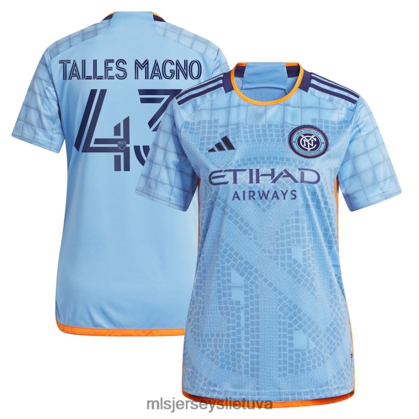 džersis niujorko miesto fc talis magno adidas šviesiai mėlynas 2023 m. interboro rinkinio replikos megztinis moterys MLS Jerseys 2LHJZF1188