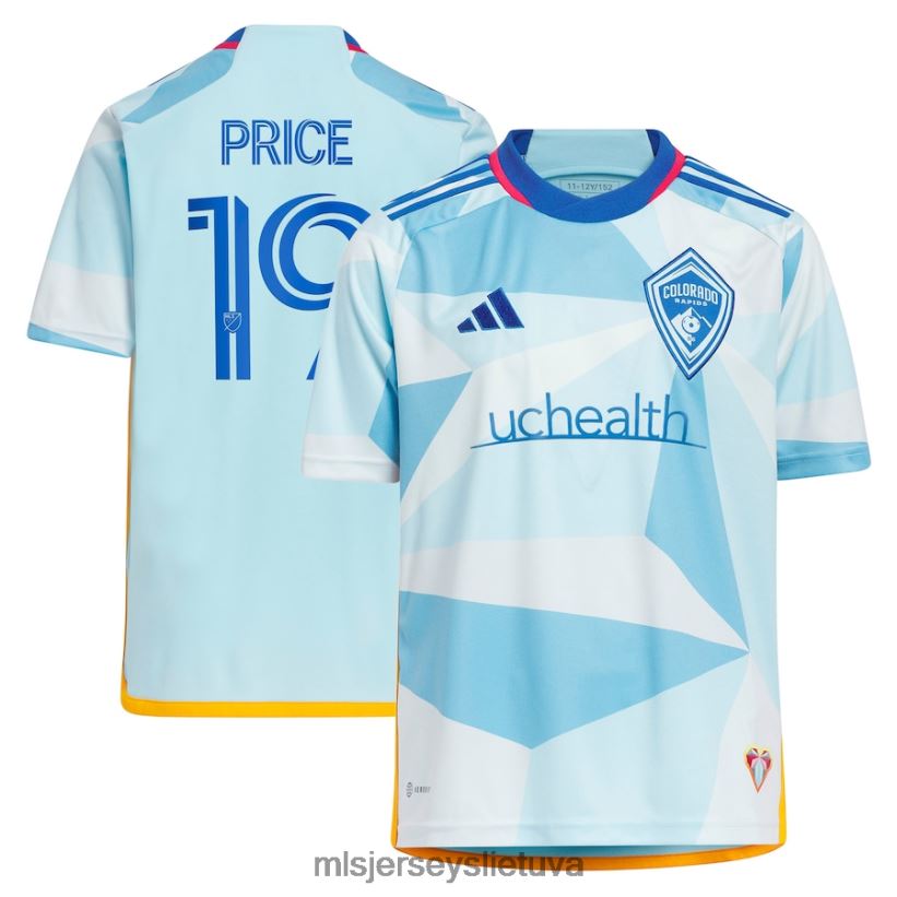 džersis Colorado rapids Jack kaina Adidas šviesiai mėlynas 2023 m. naujas dienos komplektas, marškinėlių kopija vaikai MLS Jerseys 2LHJZF809