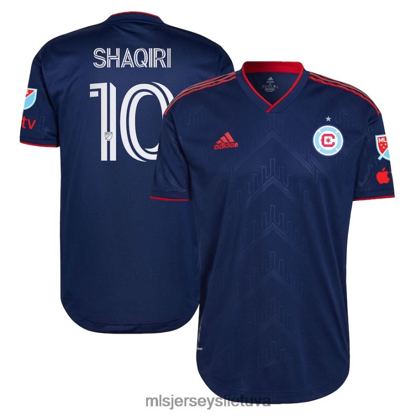 džersis Čikagos ugnies xherdan shaqiri adidas blue 2023 vandens bokšto komplektas autentiški žaidėjo marškinėliai vyrų MLS Jerseys 2LHJZF1507