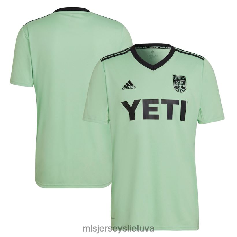 džersis austin fc adidas mint 2022 the sentimiento kit replika blank jersey vyrų MLS Jerseys 2LHJZF187