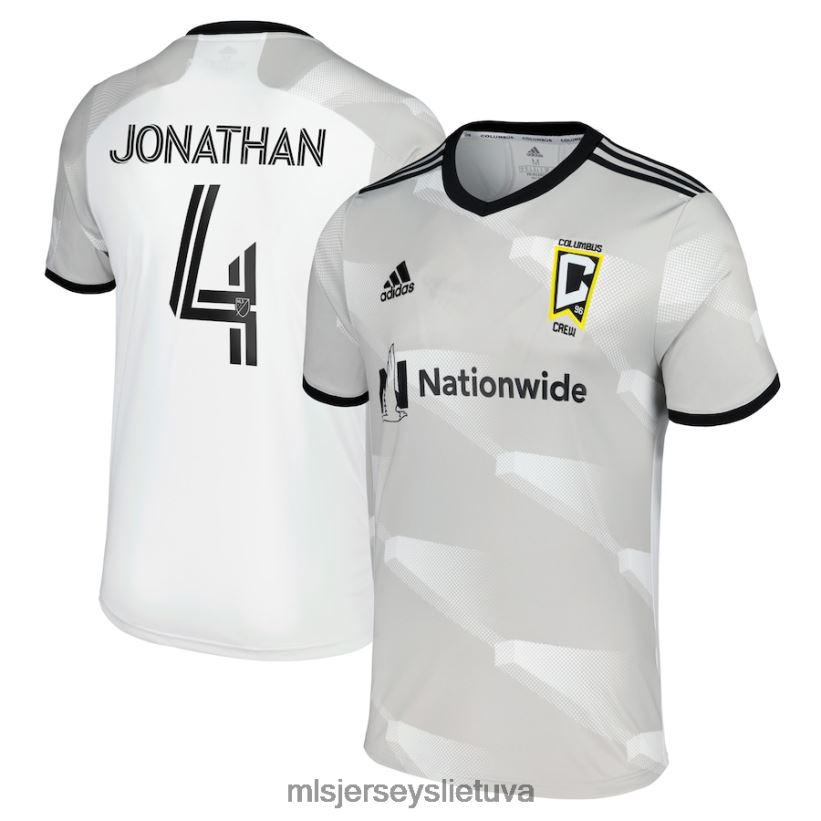 džersis Columbus Crew Jonathan Mensah Adidas baltas 2022 aukso standarto replikos žaidėjo megztinis vyrų MLS Jerseys 2LHJZF1040