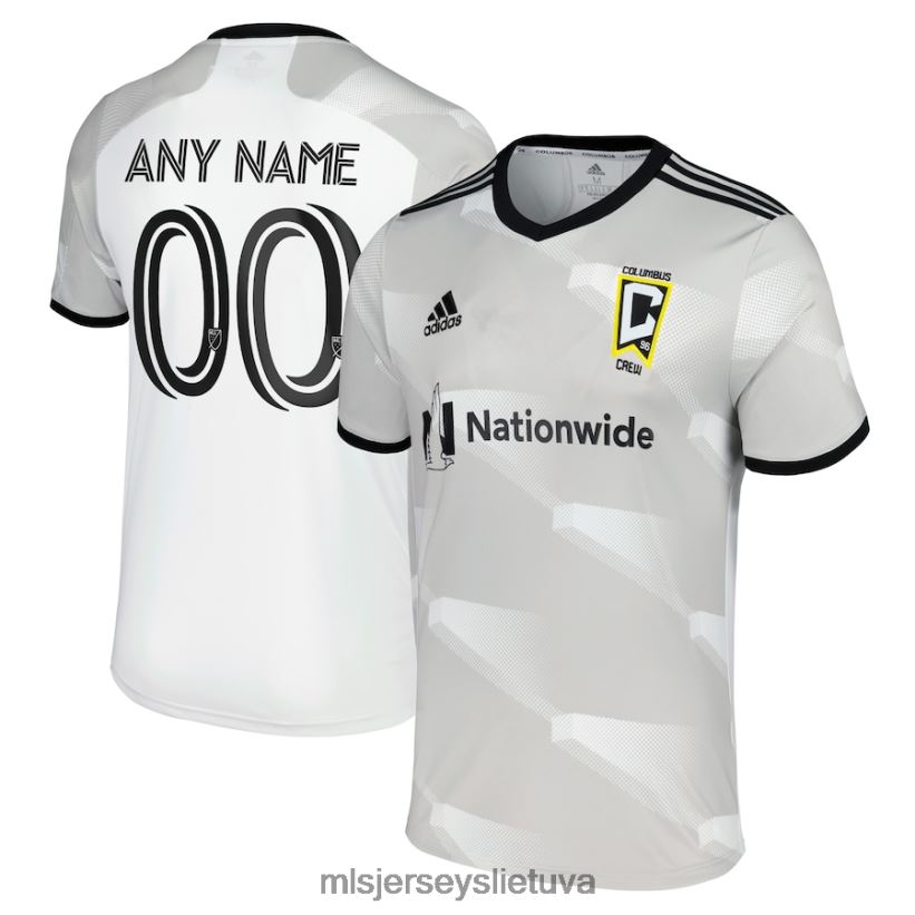džersis Columbus Crew Adidas baltas 2022 m. aukso standarto kopijavimas pagal užsakymą vyrų MLS Jerseys 2LHJZF517