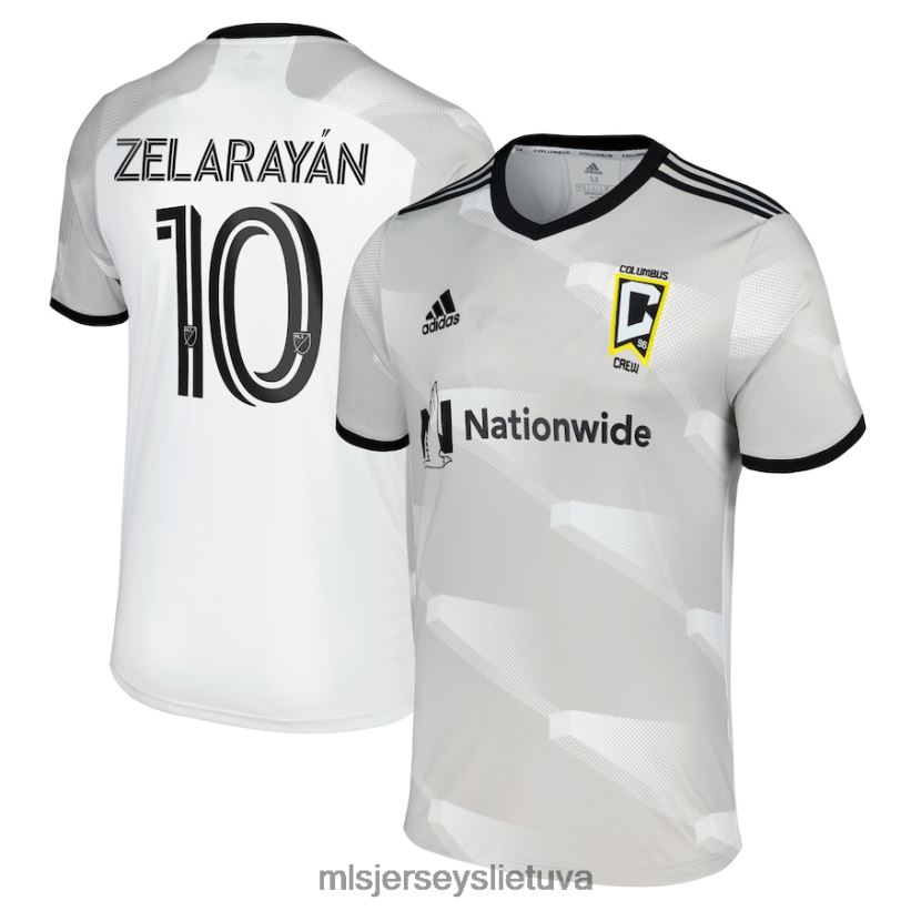 džersis columbus crew lucas zelarayan adidas baltas 2022 aukso standarto replikos žaidėjo megztinis vyrų MLS Jerseys 2LHJZF462
