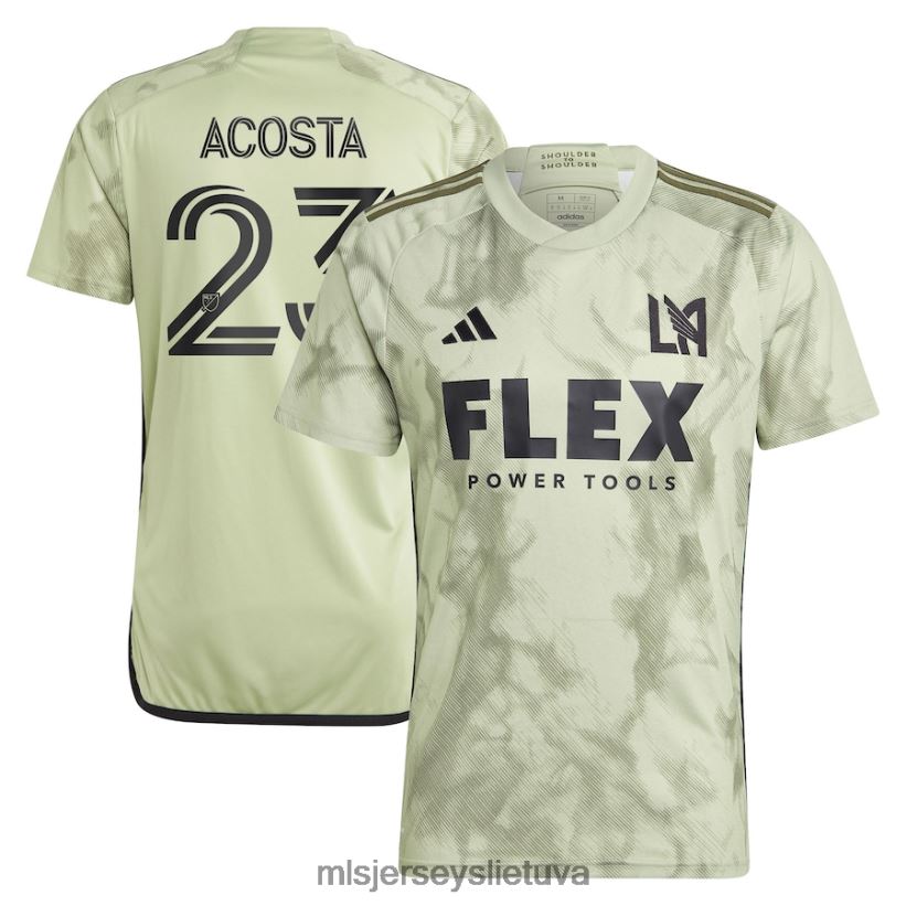 džersis lafc kellyn acosta adidas green 2023 dūmų ekrano replikos žaidėjo marškinėliai vyrų MLS Jerseys 2LHJZF869