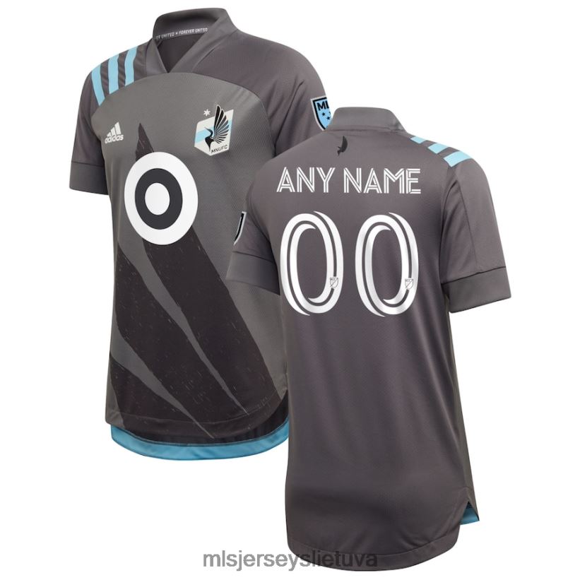 džersis Minesota united fc Adidas grey 2020 wing individualūs autentiški marškinėliai vyrų MLS Jerseys 2LHJZF1484