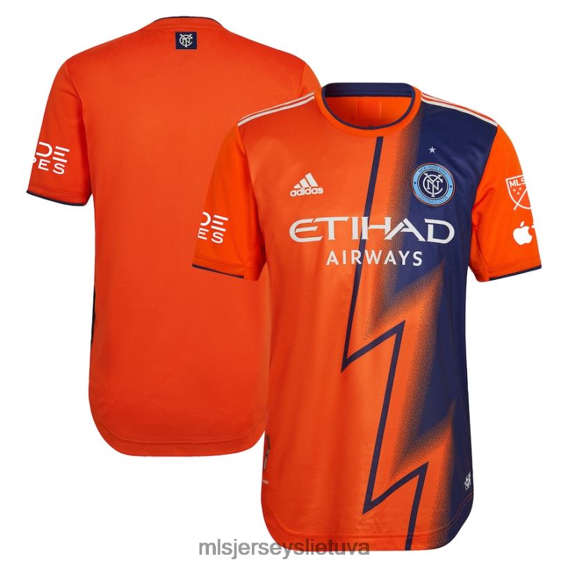 džersis new york city fc adidas orange 2023 the volt kit autentiškas džersis vyrų MLS Jerseys 2LHJZF367