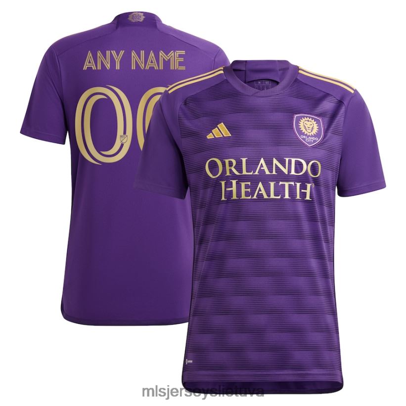 džersis Orlando City sc Adidas Purple 2023 sieninio rinkinio individualaus trikotažo kopija vyrų MLS Jerseys 2LHJZF150