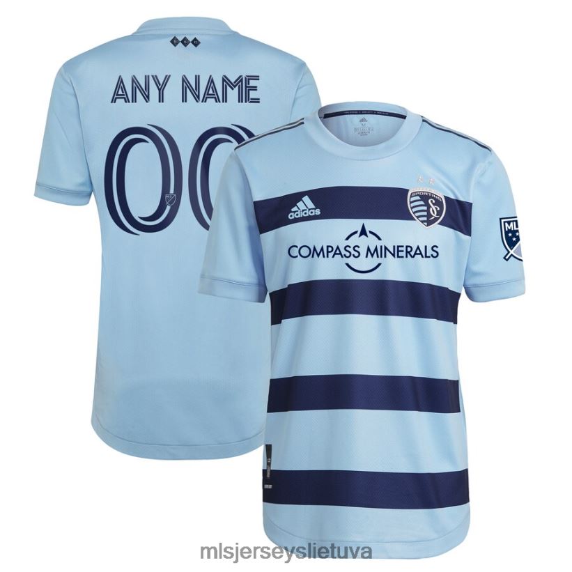 džersis sportinis kansas city adidas šviesiai mėlynas 2021 m. pirminės komandos autentiškas nestandartinis marškinėliai vyrų MLS Jerseys 2LHJZF827